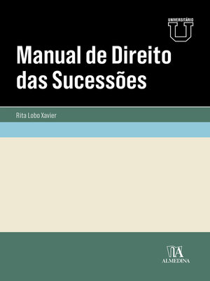 cover image of Manual de Direito das Sucessões
